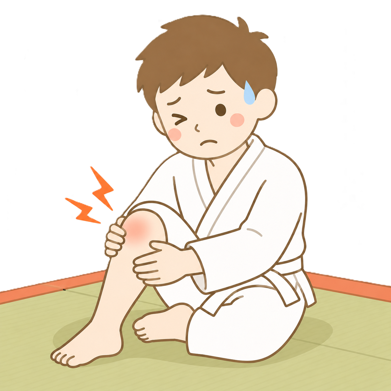 スポーツによるケガやコンディション管理について相談できるイラスト
